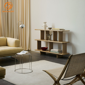 Librería de Madera Sólida de Diseño Largo y Espacioso para Interiores, Mueble para Sala de Estar, Dormitorio, Apartamento, Comedor y Habitación Infantil - Product Image 3