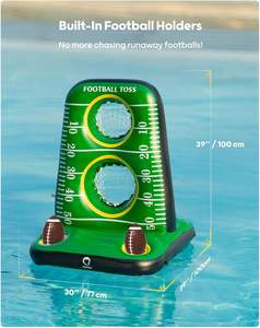 JOSEN Jeu de football gonflable en PVC pour l'extérieur avec double filet et base stable pour utilisation en piscine pour enfants et adultes - Product Image 5