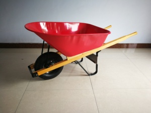 Carretilla de Metal de Alta Calidad, Resistente y Duradera, Modelo WH6600, Capacidad de Carga de 300 kg, para Uso en Construcción y Jardinería - Product Image 4