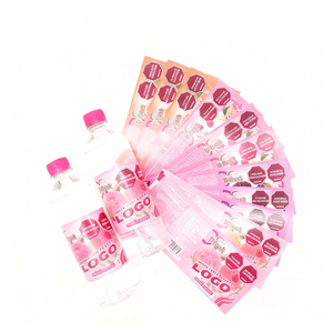 Nhựa thu nhỏ bọc nhãn phim CuộN tùy chỉnh thiết kế Pet PVC bọc chai nhãn co tay áo cho chai bao bì nhựa - Product Image 1