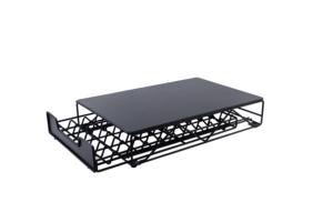 Soporte de Cajón para Cápsulas de Café de un Solo Nivel con Diseño de Marco de Acero con Recubrimiento en Polvo de Alta Calidad y Durabilidad para <span class=keywords><strong>Nespresso</strong></span> <span class=keywords><strong>Vertuo</strong></span>, Incluye Diseño Ergonómico - Product Image 2