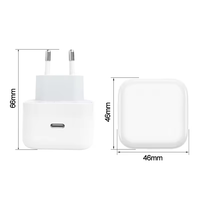 Cargador de Pared USB C de 40W PD de Buena Calidad, Carga Rápida, Enchufe EU/US/UK para iPhone 18 17 16 15 14 Pro Max