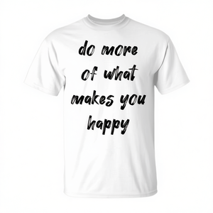 Débardeur esthétique avec citation « Faites plus de ce qui vous rend heureux » pour l'expression personnelle et la promotion de votre marque - Product Image 3