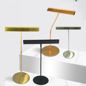 Soporte de póster de escritorio de altura ajustable, acero inoxidable, acrílico, supermercado, tienda, promoción, precio, producto de exhibición - Product Image 6