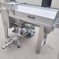 Extracteur de tige de raisin robuste et Destemmer 500kg Équipement pour l'industrie des fruits et légumes