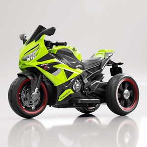 <span class=keywords><strong>Moto</strong></span> électrique classique 12V à double moteur pour enfants, 3 roues stables, musique, lumières LED, jouet à roulettes pour l'extérieur A16-3 - Product Image 3