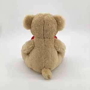 New Custom Soft Stuffed Teddy Bear Plush With Heart Pillow Toy For Gift