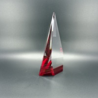 Vente directe d'usine, personnalisation de la mode, meilleur trophée en cristal de luxe, trophée en cristal rond