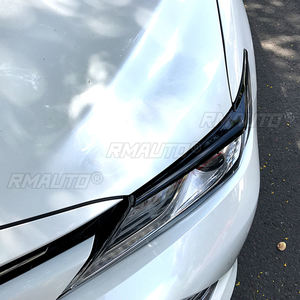 2 pièces de garnitures de phares de voiture pour Toyota Camry 2018+, autocollants de phares de voiture, garnitures de phares - Product Image 6