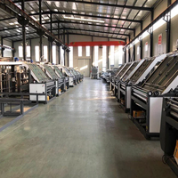 Machine industrielle automatique de laminage de carton ondulé ZH-GS avec alimentation automatique en colle et système d'alimentation pour le collage de carton sur carton ondulé