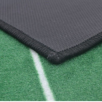 Tapis d'entraînement de golf pour putting, intérieur/extérieur, long, avec marqueurs d'alignement, équipement portable