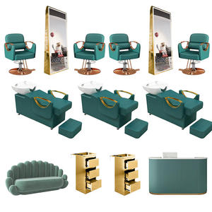 Conjunto de Muebles Modernos para Salón de Belleza, Espejo y Sillas de Peluquería de Lujo Personalizados, Equipamiento Completo para Salón de Belleza - Product Image 3