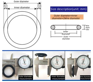 Shubo chịu nhiệt tốt niêm phong hiệu suất Tính năng vật liệu EPDM O Ring <span class=keywords><strong>seal</strong></span> 100pcs cho ô tô con dấu - Product Image 6