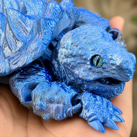 Tortue Alligator Imprimée en 3D Jouet Articulations Flexibles Mobile Réaliste Figurine Animale Cadeau Enfant Décoration