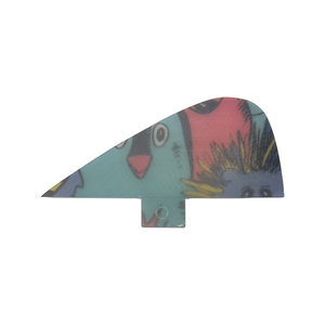 Diseño de patrón de aleta de tabla de surf pequeña Fibra de vidrio Aleta de cola de centro pequeño - Product Image 4