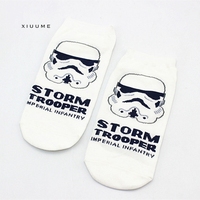 Nouvelles chaussettes unisexes en coton Star Wars 2020 - Chaussettes courtes d'été antibactériennes, respirantes, antidérapantes, style coréen, décontractées pour tous les jours