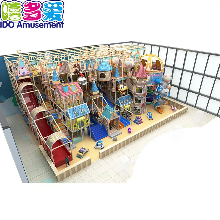 Indoor Entertainment Naughty Fort Speeltuin Voor Kinderen Spelletjes Spelen