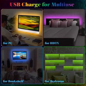 Bande lumineuse usb à 36LED sans fil, éclairage d'<span class=keywords><strong>ambiance</strong></span>, lecteur de musique, fonction active, pour voiture - Product Image 5