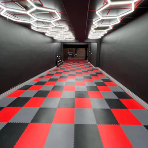 Adesivi per Pavimenti in PVC Antiscivolo Personalizzati, Piastrelle Decorative Stampate per Detailing Auto e Showroom 4S - Product Image 4