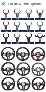 <span class=keywords><strong>Volante</strong></span> Deportivo de Cuero Redondo YZ con Franja Azul Superior, Diseño Único y Popular M Performance para <span class=keywords><strong>BMW</strong></span> F10 F30 - Product Image 5