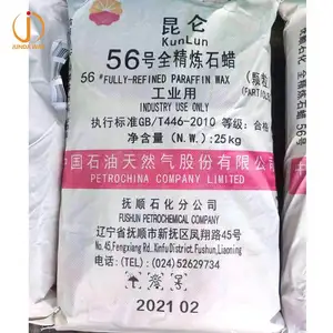 Junda Chlorinated Paraffin Wax Plant Fushun Petrochemical Parafina Paraffin Wax 58-60 Fully Refined For Candle Making