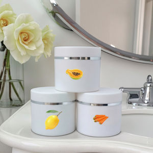 Creme de clareamento popular para a pele, creme hidratante natural de limão e mamão, clareador rápido para o dia da pele preta e amarela - Product Image 1