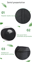 400 300 200 150 100 50 40 30 20 10 5 1 gallon jardin grand Poly UV pépinière Non tissé tissu feutre plante légume sac de culture