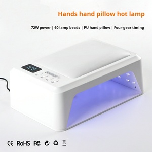 Séchoir à ongles électrique portable LED de haute qualité avec logo personnalisé, lampe UV/LED à capteur tactile automatique pour salons de manucure - Product Image 5