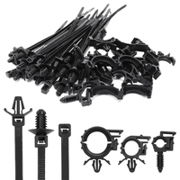 Nouvelles attaches pour câbles de véhicule en nylon et plastique, clips de fixation pour faisceau de câbles de moto, attaches rapides pour voiture