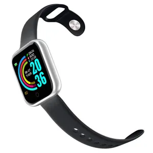 D20 חכם צמיד שעון לחץ דם קצב לב חכם צמיד Ip67 עמיד למים גשש כושר ספורט Vs W34 Y68 Smartwatch