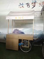 Kiosque à glaces avec robinet, vitrine à glaces, chariot de vente de nourriture, chariot de nourriture avec congélateur, camion de nourriture, chariot de vente de nourriture électrique