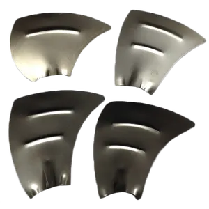 Plastic metal exhaust fan blades can be customized for axial fan blades