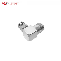 Prise mâle BNC à Angle droit vers prise femelle SO239 UHF connecteur adaptateur Coaxial en forme de L 90 degrés pour CB Ham Radio/antenne/Scanner