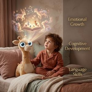 Cuteyeah Fournisseur B2B Jouet en peluche girafe IA certifié EN71 Nouvelle Arrivée 2026 Jouet interactif intelligent pour l'apprentissage précoce des tout-petits - Product Image 2