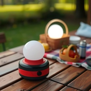 Led Bivouac Light Mini Camping Lamp Red Green 11x9x9cm Desktop Emergency Lighting With Magnetic Hook - Product Image 2