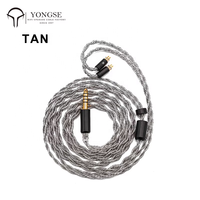 Câble de mise à niveau pour écouteurs YONGSE TAN, cuivre monocristallin de haute pureté, 1,2 m
