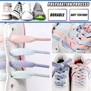 30 Paia di <span class=keywords><strong>Lacci</strong></span> Piatti <span class=keywords><strong>Colorati</strong></span> per Scarpe da 31" 40" 47" 54" per Sneakers, Stivali, Scarpe da Skate e Scarpe Sportive - Product Image 6