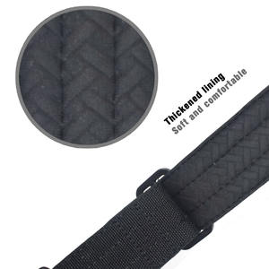 Nuevo diseño de correa de nailon de grano grueso, hebilla de aleación, Collar de perro táctico ajustable acolchado sólido en relieve tridimensional - Product Image 4