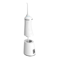 Elektrischer Wasserflosser, einstellbarer Druck, kabellos, batteriebetrieben, USB wiederaufladbar, Zahnfleischpflege, IPX7, für den Haushalt