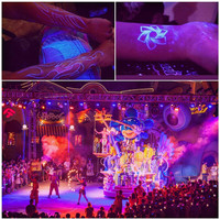 Club lumières discothèque décoration 54x3w uv led par 54x3 par led 54 3w uv