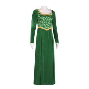 Set Costume Cosplay di Ume Echo per Donne Adulte, Abito <span class=keywords><strong>Verde</strong></span> in Poliestere e Completo per Giochi di Ruolo - Product Image 5