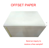 Papier offset double blanc naturel 85 % de luminosité, faible teneur en agent fluorescent, pour l'impression de documents de bureau