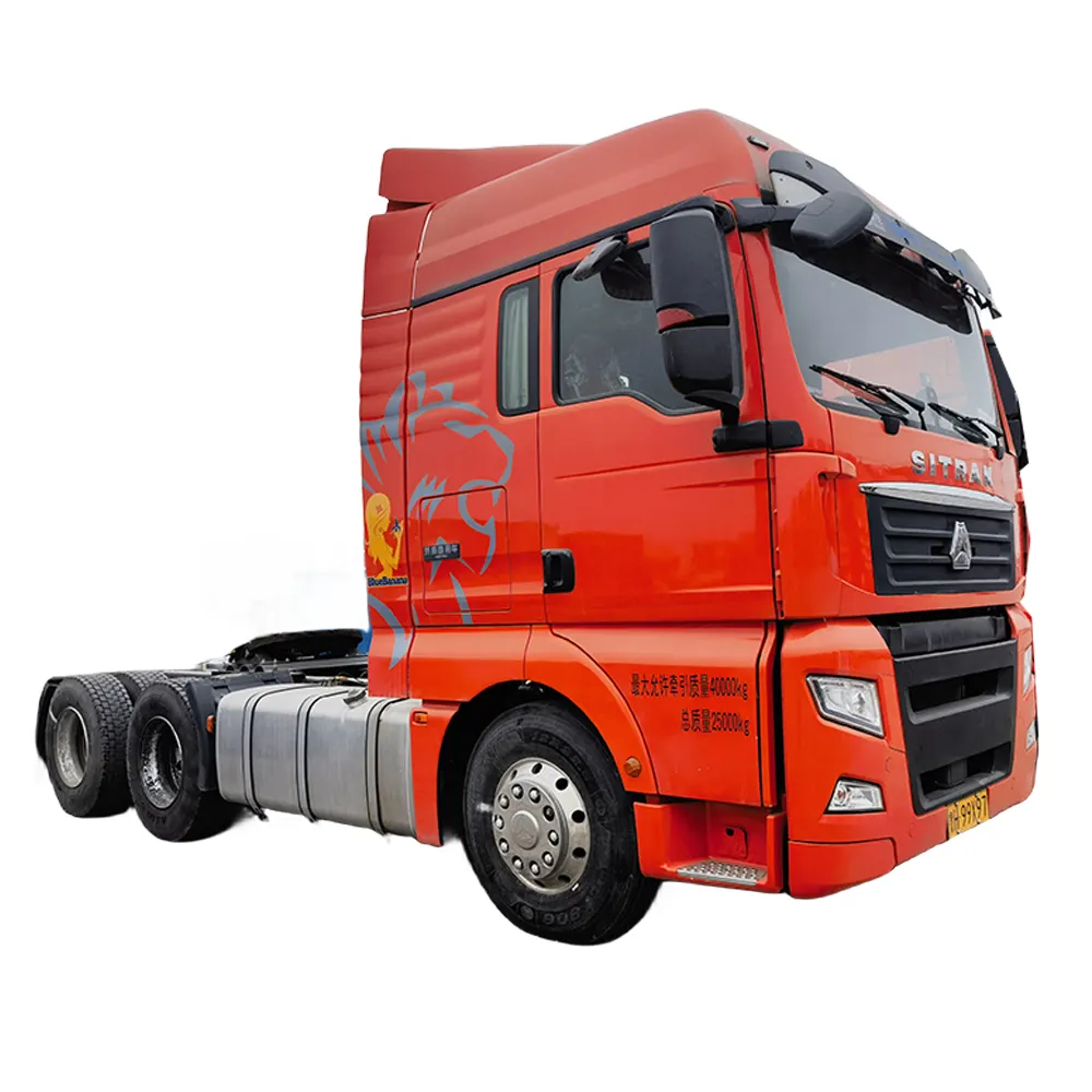 Sinotruk Sitrak C7h для тяжелых грузовиков, тягач на 480/610 колесах, тягач для продажи, 10, 12 человек, белый, красный, желтый, синий, зеленый, руководство