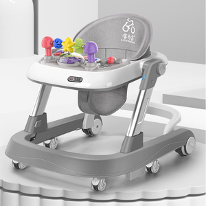 Trotteur de haute qualité avec musique et lumière Apprendre à marcher Chariot pliable et portable - Product Image 3