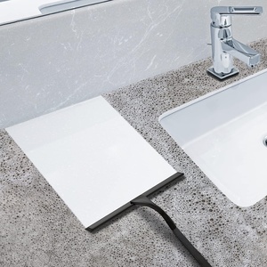 Raclette télescopique en silicone pour douche et fenêtre, raclette rétractable pour douche, raclette pour miroir, nettoyeur de table - Product Image 2
