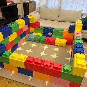 Blocchi da Costruzione in Schiuma a Particelle Grandi, Multi-Specifiche, per Castello, <span class=keywords><strong>Parco</strong></span> <span class=keywords><strong>Giochi</strong></span> Interno, Recinzione per Bambini, Giocattolo in Schiuma Colorato - Product Image 2