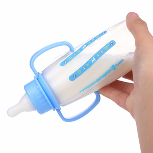 Nuevo Diseño con Patrón de Ondas, Libre de BPA, Biberón de PP de 260 ml con Asa - Product Image 2