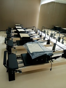<span class=keywords><strong>Reformer</strong></span> de <span class=keywords><strong>Pilates</strong></span> Gericon de Madera de Arce con Patas de Aluminio - Máquina de <span class=keywords><strong>Pilates</strong></span> Portátil y Ecológica, Ajustable y Enfocada en la Salud - Product Image 6