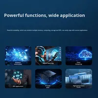 Serveur IA 4U en rack avec processeur Xeon, 8 baies, 6 GPU, gestion à distance IPMI haute performance, alimentation redondante 3+1, 1,5 To de RAM