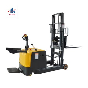 Chariot élévateur neuf 1,5 tonne CPD10, transpalette électrique 3000 lb, transpalette hydraulique latéral portable alimenté par batterie au plomb-acide - Product Image 1
